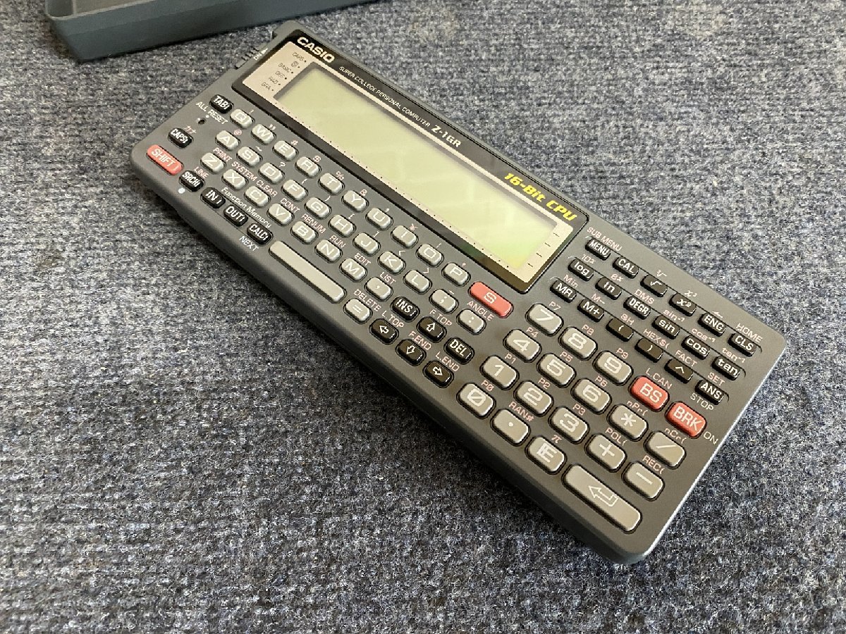 CASIO Z-1GR ポケットコンピュータ 箱付 動作未確認 - メルカリ