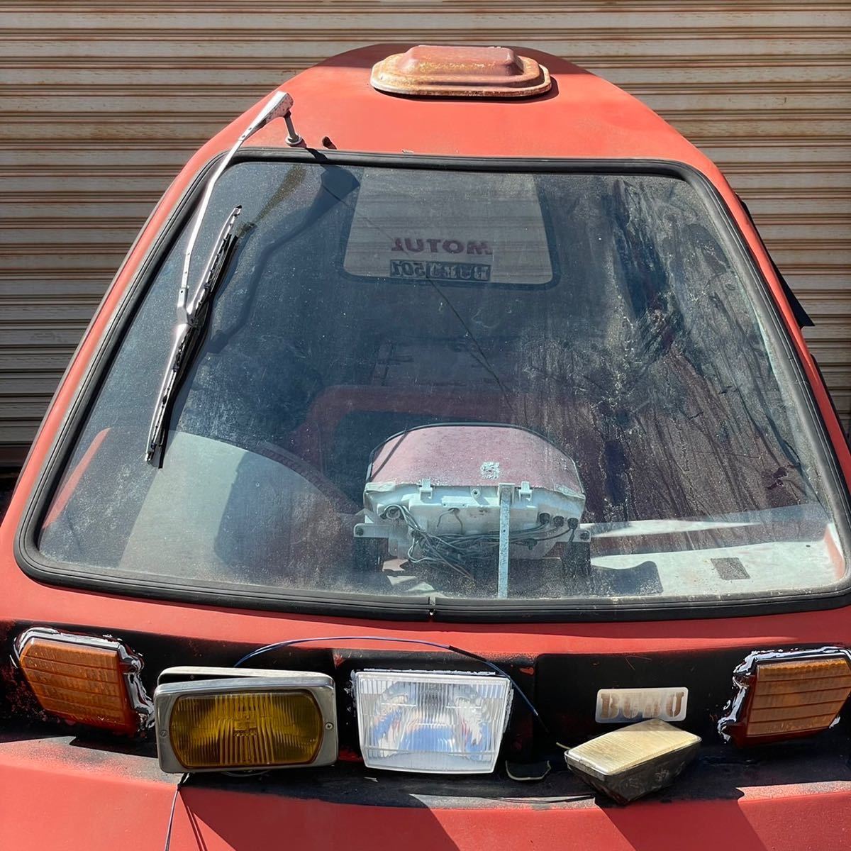 レア個体！ 光岡自動車 ブブ BUBU501 レストアベース 部品取り 3輪 赤 