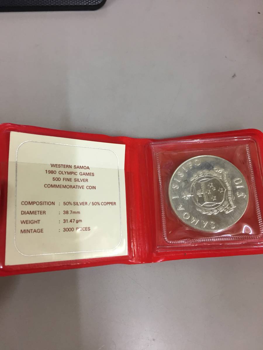 1980年 サモア 1980年10ドル 10ルーブル プルーフ銀貨 Yahoo