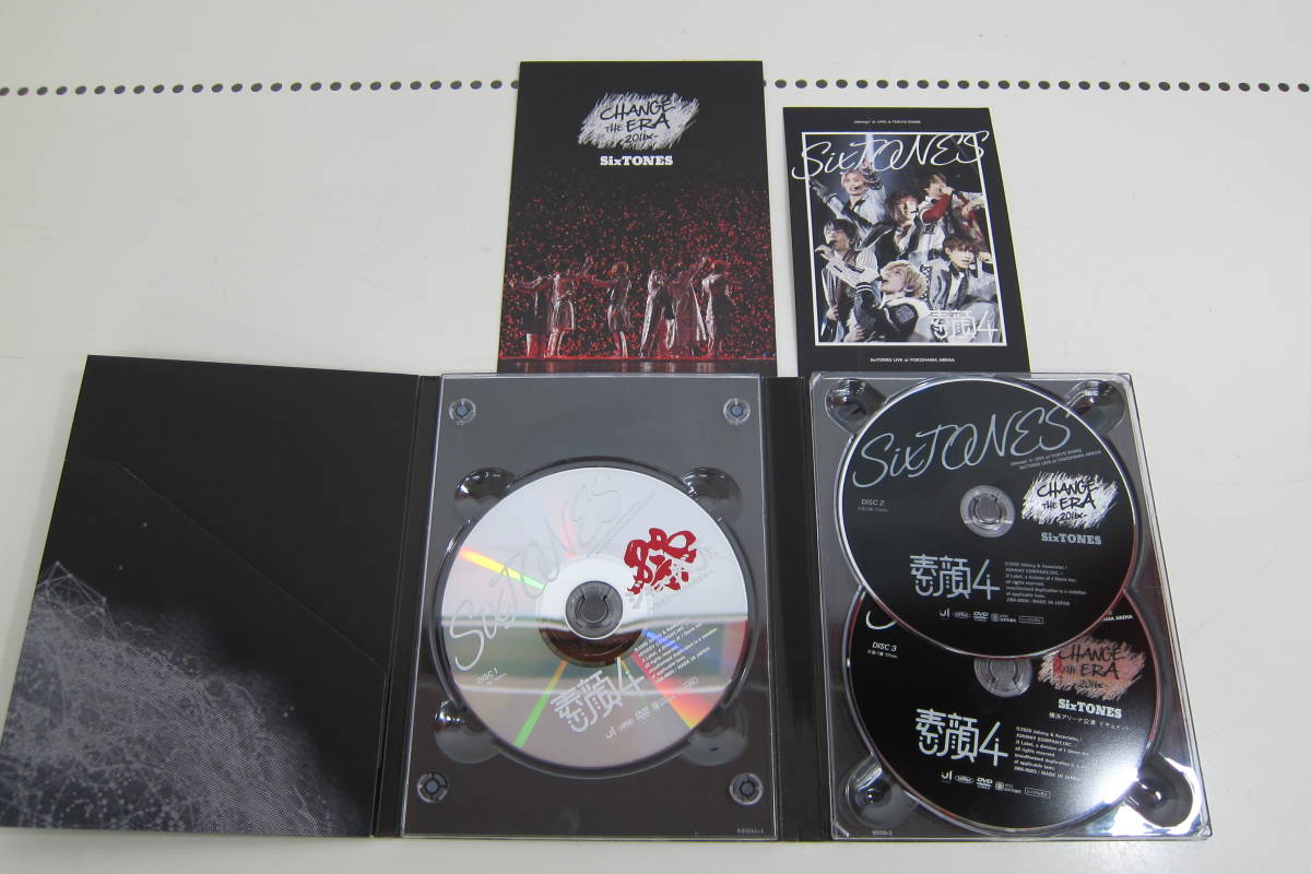 素顔4 中古DVD・ブルーレイ SITE限定版) SixTONES盤(OFFICIAL SixTONES