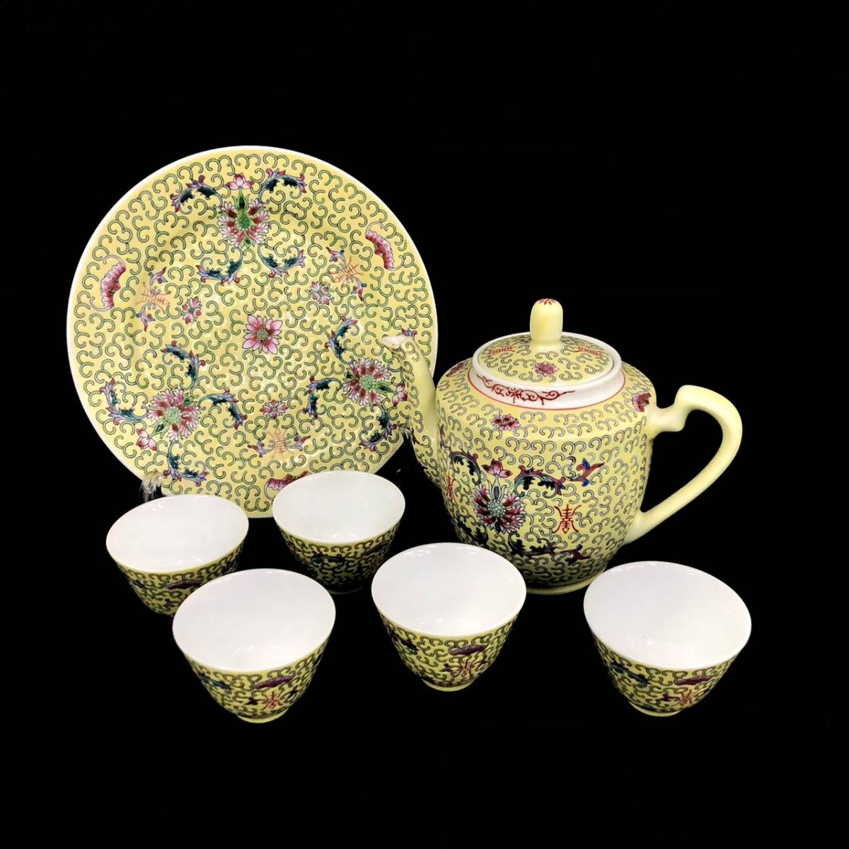 無料発送 T 605 中国景徳鎮 Made In China 銘 小振な蛍手急須 サイズ幅約17 高さ約7 Biplan Com Ua