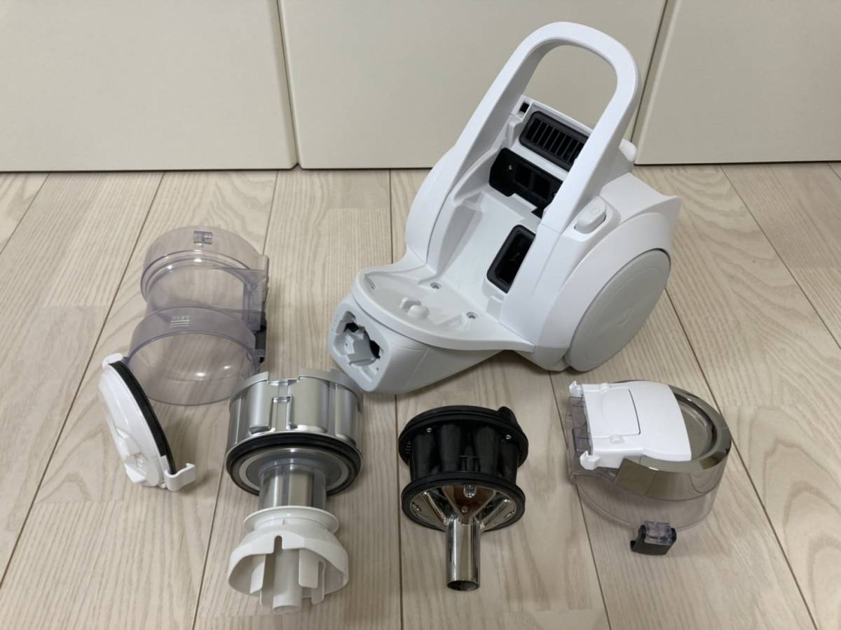 中古品 MC-SR590K W Panasonic パナソニック サイクロン式掃除機 プチ 