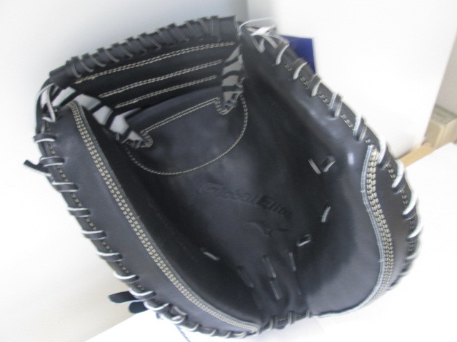 ⑥ 新品 タグ付 ミズノ Global Elite 硬式 捕手用 C-6型 1AJCH18300 キャッチャーミット ブラック 野球 Mizuno グローバルエリート 未使用