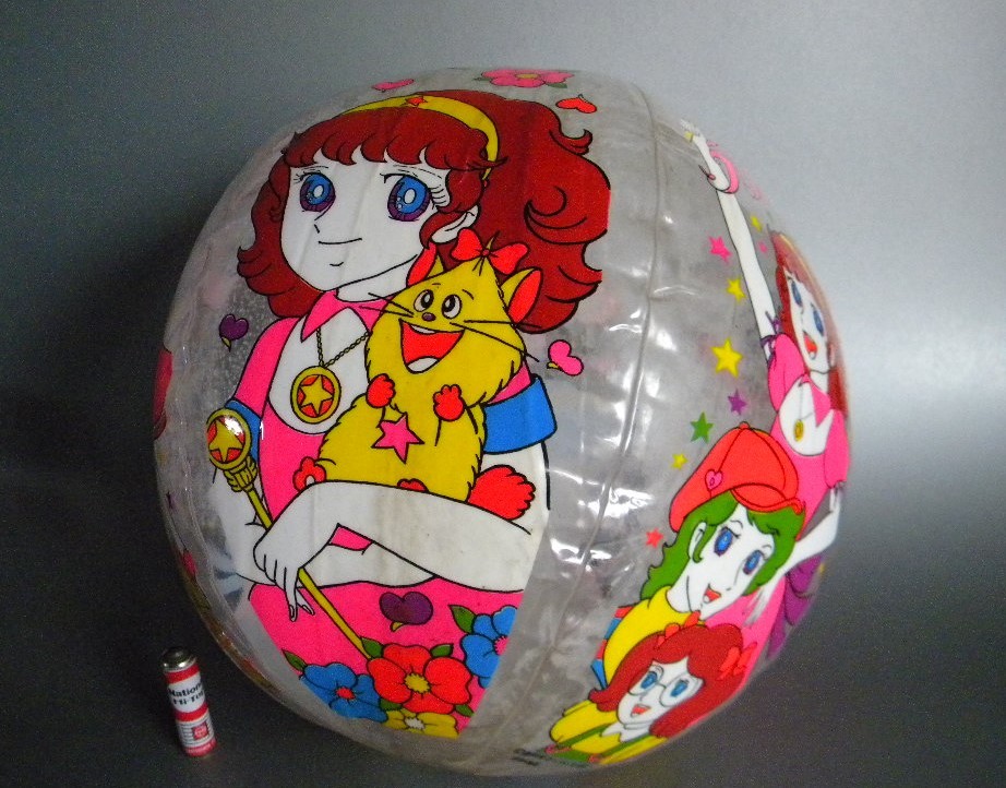 当時物 魔法少女 ララベル 空ビ ビーチボール 昭和50年代 少女まんが