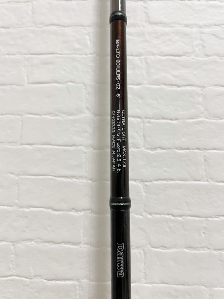 DAIWA ダイワ バトラーリミテッド モーゼル BA-LTD 601ULR Daiwa BATTLER LIMITED MAUSER BA-LTD 601ULRS-02 ダイワ バトラー