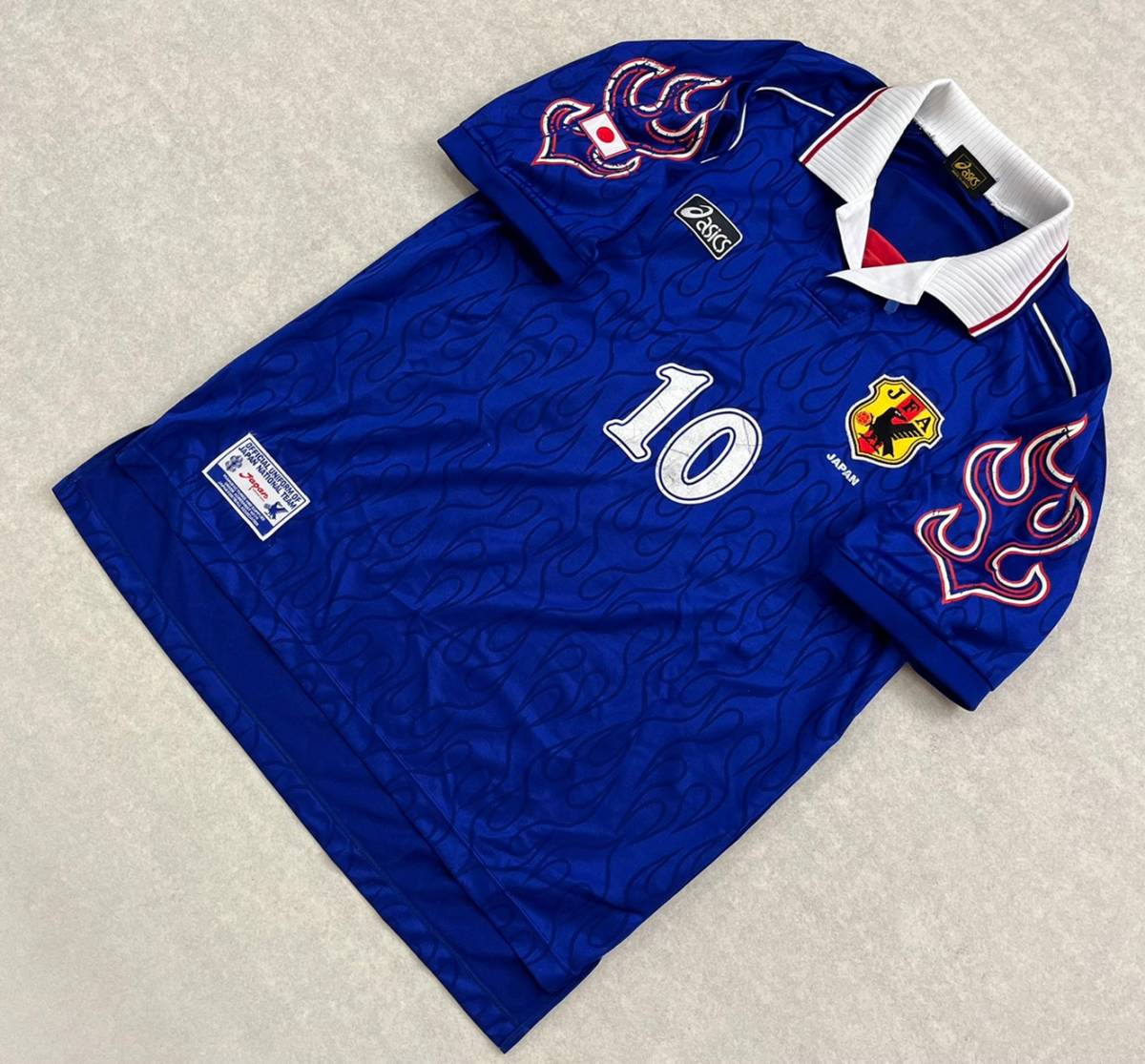 asics 炎 日本代表 0 Japan 1998年 フランスW杯 original away Cup