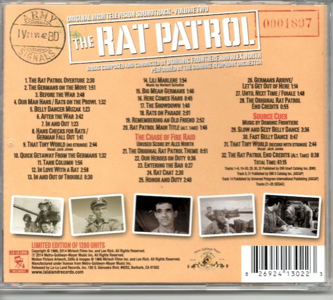 ラット・パトロール Rat 0 The : RAT DVD シーズン2 Season - DVDBOX