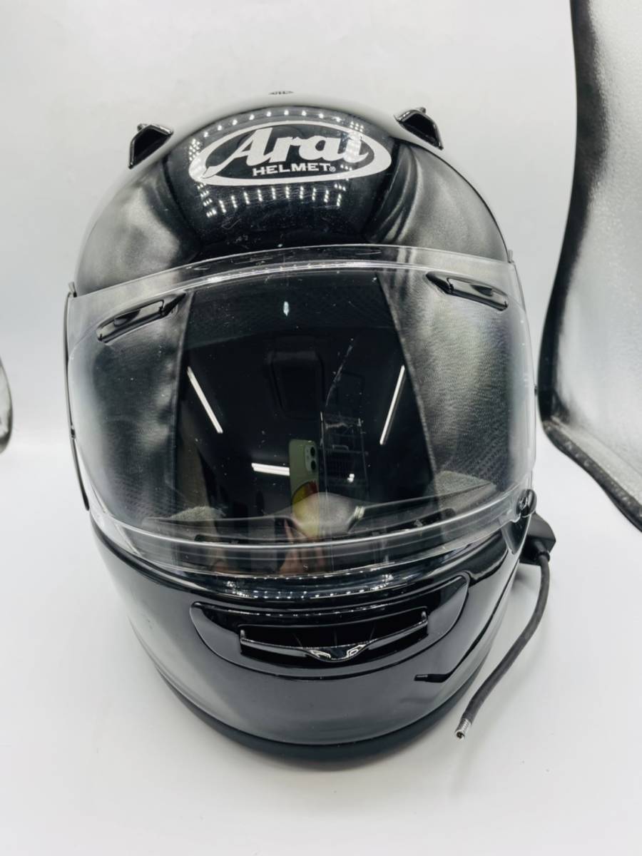  d07-089FYC// Arai アライ クアンタム-Ｊ QUANTUM-J サイズM 57 58 フルフェイスヘルメット インカム付 通電確認のみ(Mサイズ)｜売買されたオークション情報、yahooの商品情報をアーカイブ公開 - オーク フルフェイス（オンロード用）