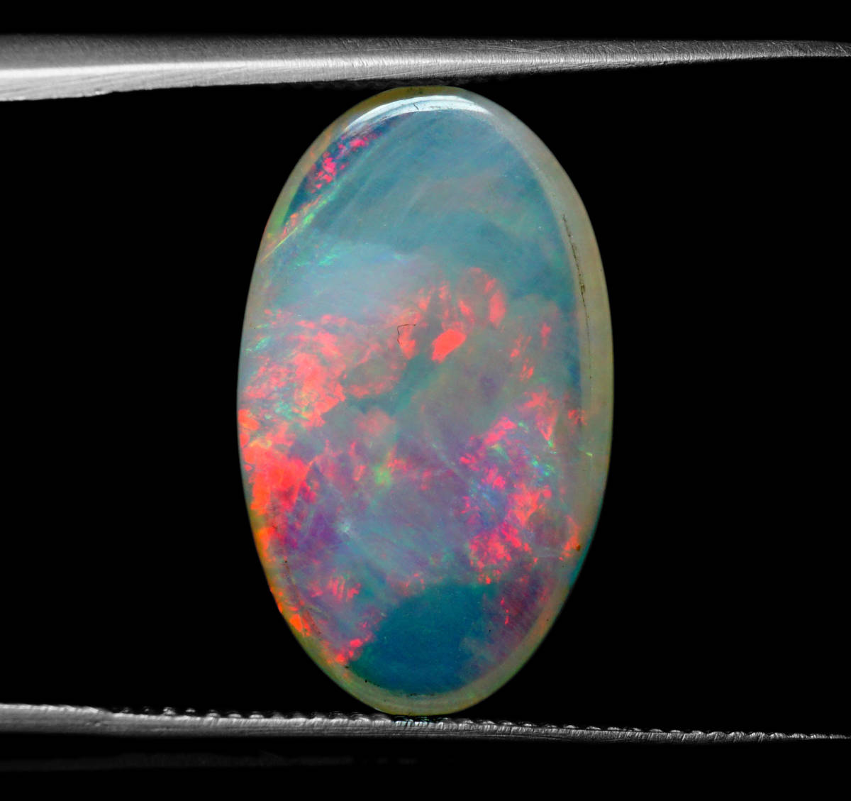 注目！HA○天然クリスタルオパール 遊色最高 2.58ct オーストラリア産