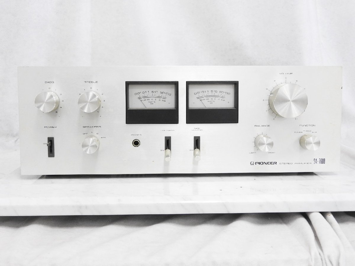 パイオニア PIONEER SA-7600 プリメインアンプ AMPLIFER Working