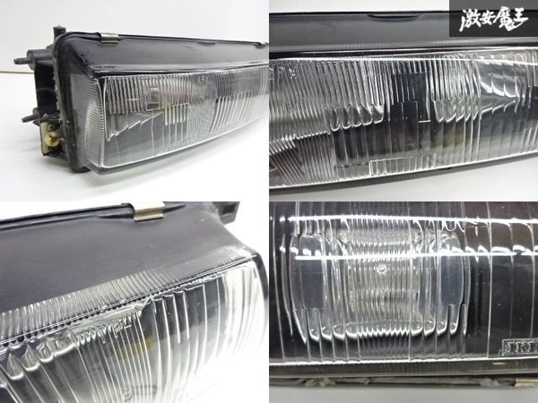 S13シルビア 角目 純正ヘッドライト 土台補修有り 使用○ 左右セット  