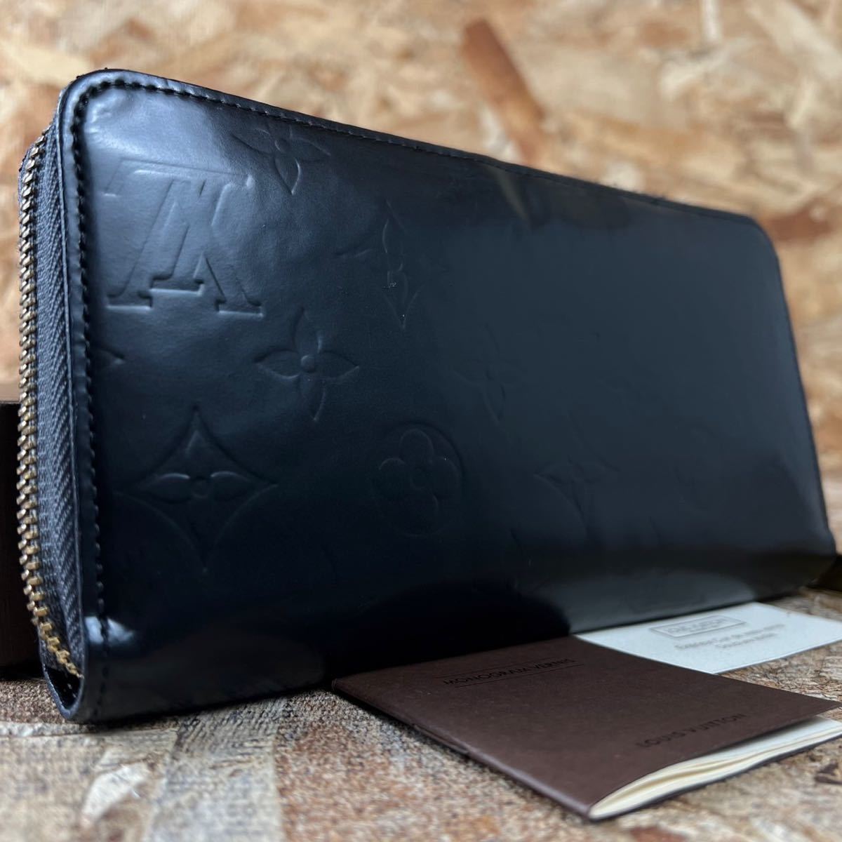 ルイヴィトン ジッピーウォレット VUITTON 型押し牛革 ノワール 定番✨ルイヴィトン✨エピ ルイヴィトン 1円★美品★ 黒 ジッピーウォレット ラウンドファスナー　財布 モノグラム 男女 ビトン ヴェルニ　SP5100 マットブラック