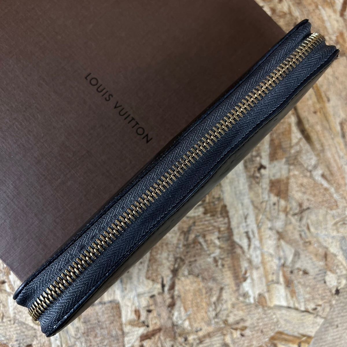 ルイヴィトン ジッピーウォレット VUITTON 型押し牛革 ノワール 定番✨ルイヴィトン✨エピ ルイヴィトン 1円★美品★ 黒 ジッピーウォレット ラウンドファスナー　財布 モノグラム 男女 ビトン ヴェルニ　SP5100 マットブラック