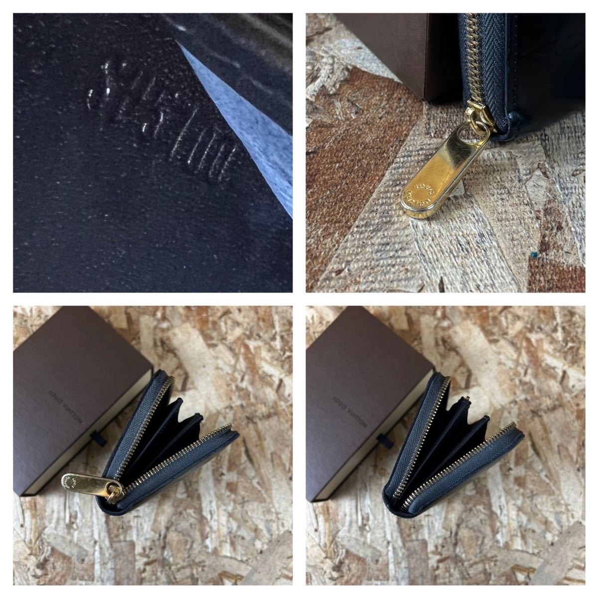 ルイヴィトン ジッピーウォレット VUITTON 型押し牛革 ノワール 定番✨ルイヴィトン✨エピ ルイヴィトン 1円★美品★ 黒 ジッピーウォレット ラウンドファスナー　財布 モノグラム 男女 ビトン ヴェルニ　SP5100 マットブラック