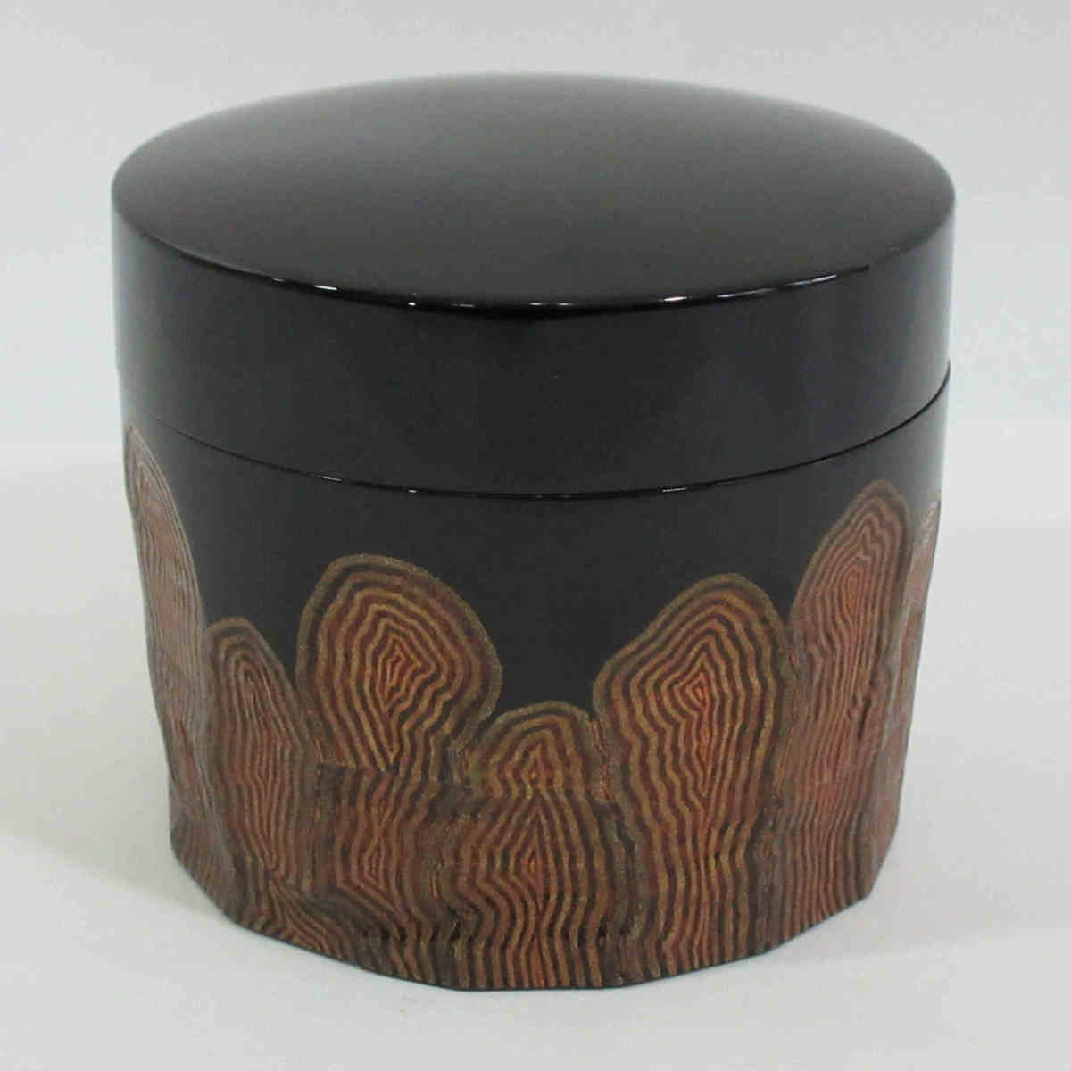 □照屋和那 金線文茶器 共箱 茶道具 漆芸 棗 i29 【公式通販】