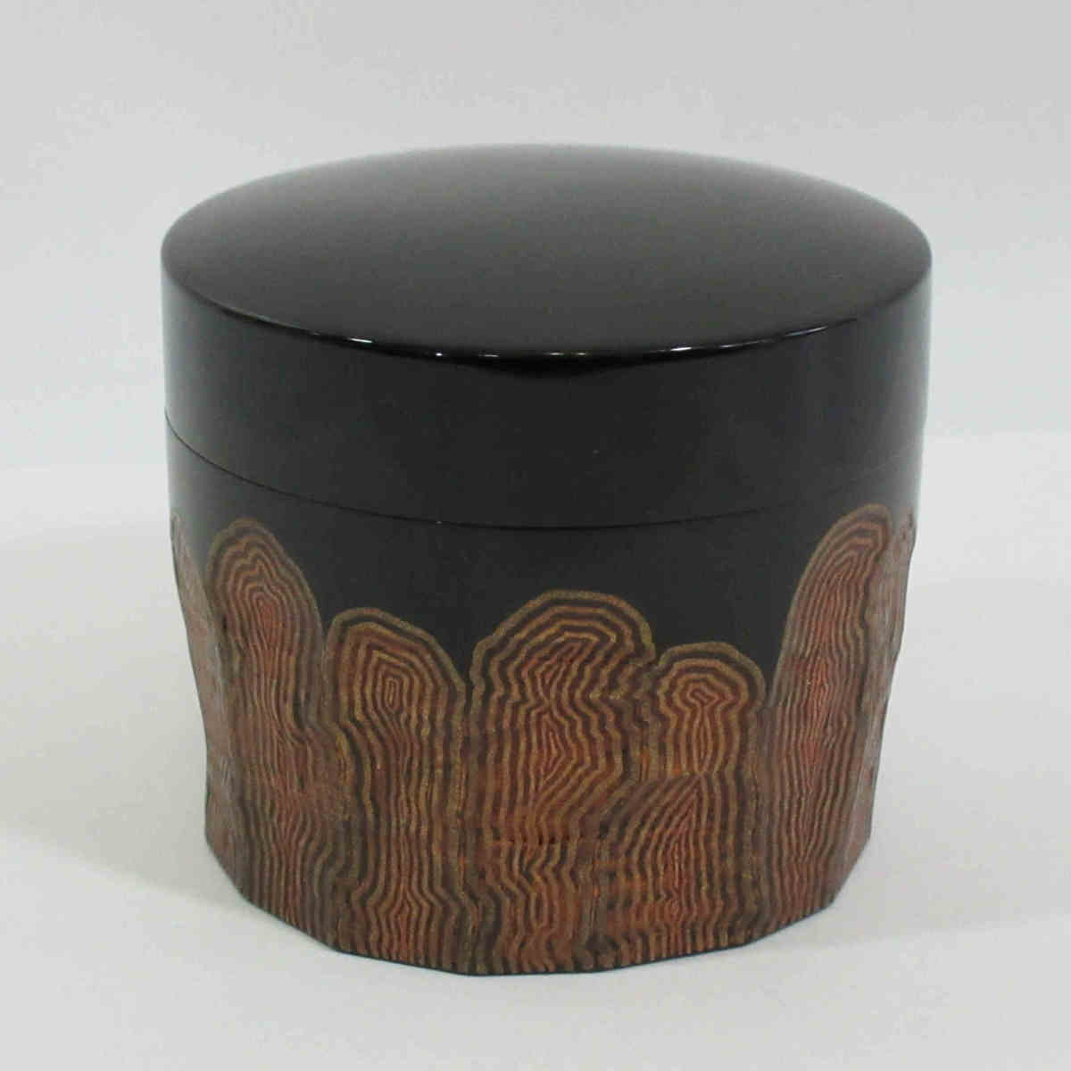 □照屋和那 金線文茶器 共箱 茶道具 漆芸 棗 i29 【公式通販】