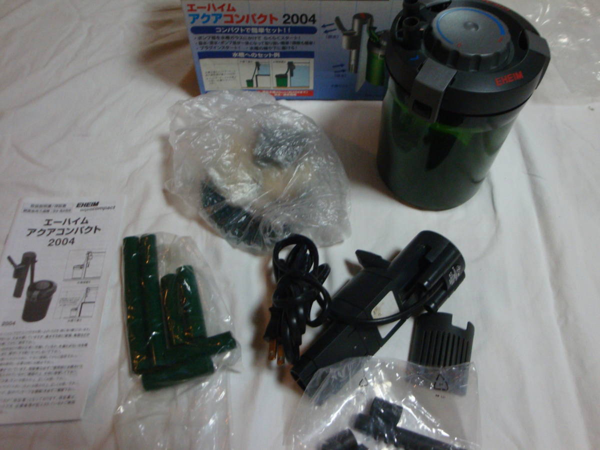 エーハイム アクアコンパクト04 横置き式フィルター 1 0l 水槽用 外部フィルター 淡水 海水両用 外部式 売買されたオークション情報 Yahooの商品情報をアーカイブ公開 オークファン Aucfan Com