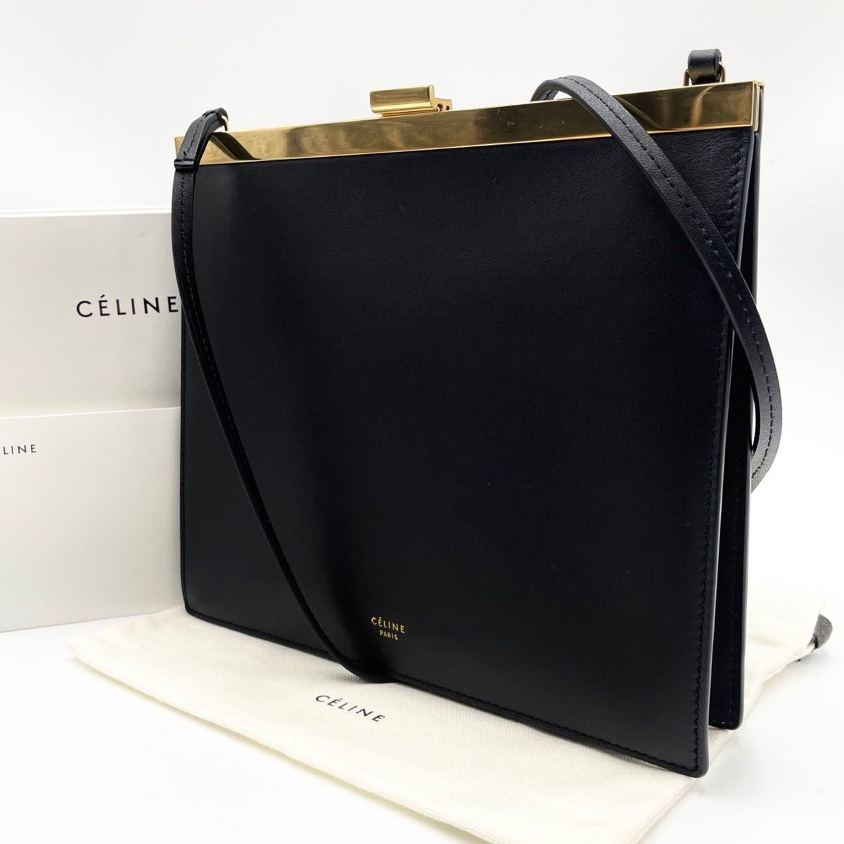 1円〜 【極美品 最高級】 CELINE セリーヌ クラスプ ミニ フィービー期 