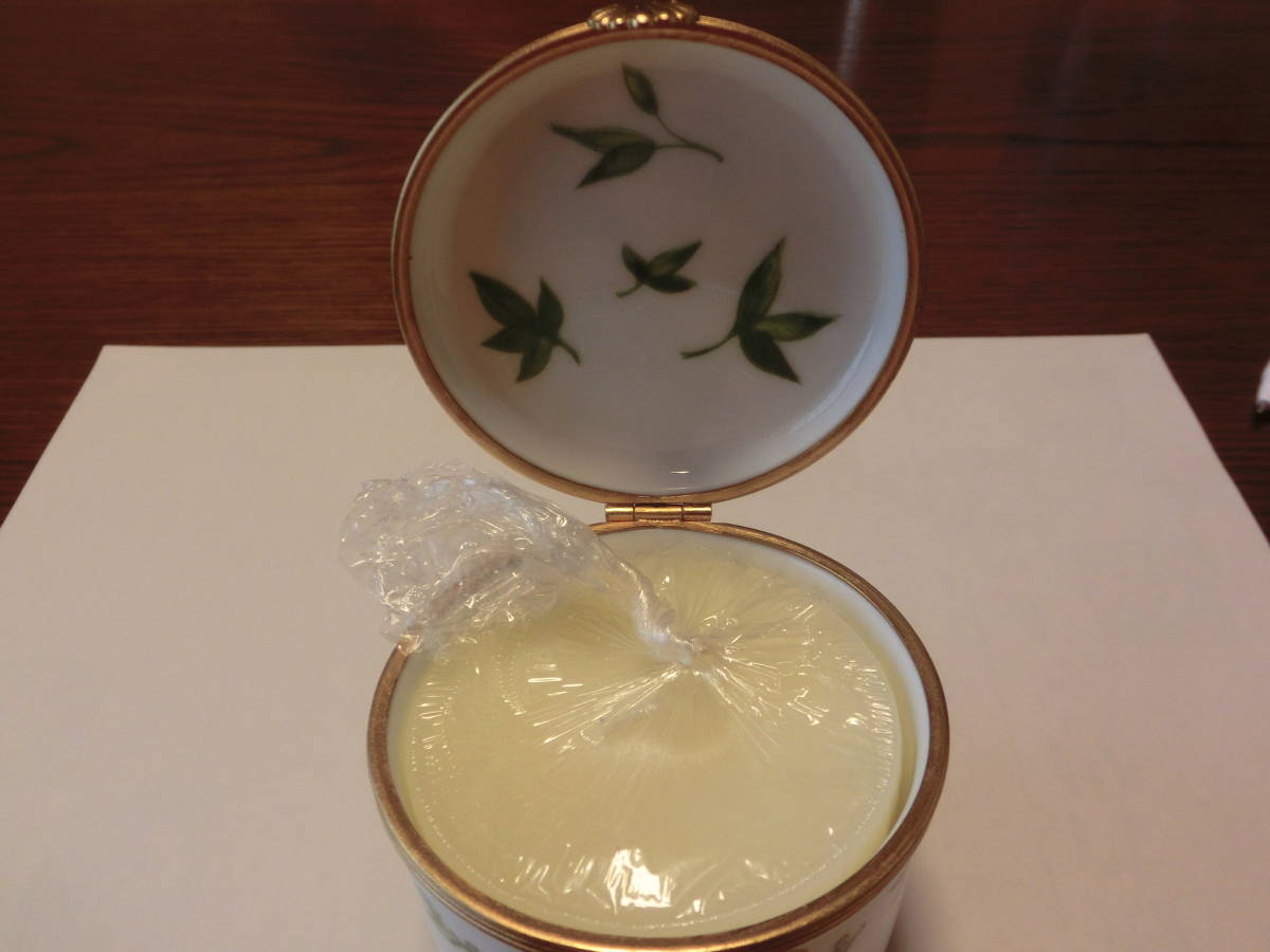 美品＊レイノー＊リモージュ＊蔦＊アイビー＊蓋付＊アロマキャンドル