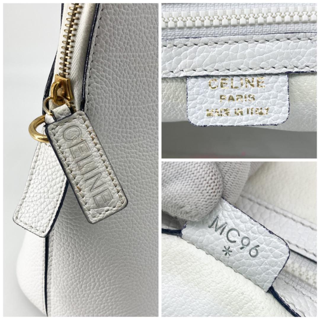 希少色◇美品◇CELINE セリーヌ ボリード型 ハンドバッグ オールレザー 