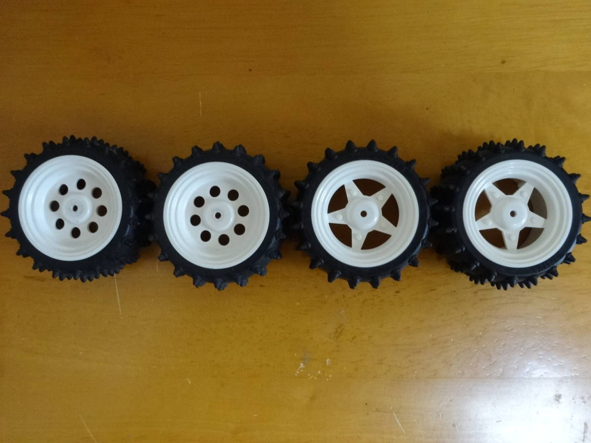 タミヤ タムテックギア GB-01シャーシ用タイヤとホイールセット TAMIYA