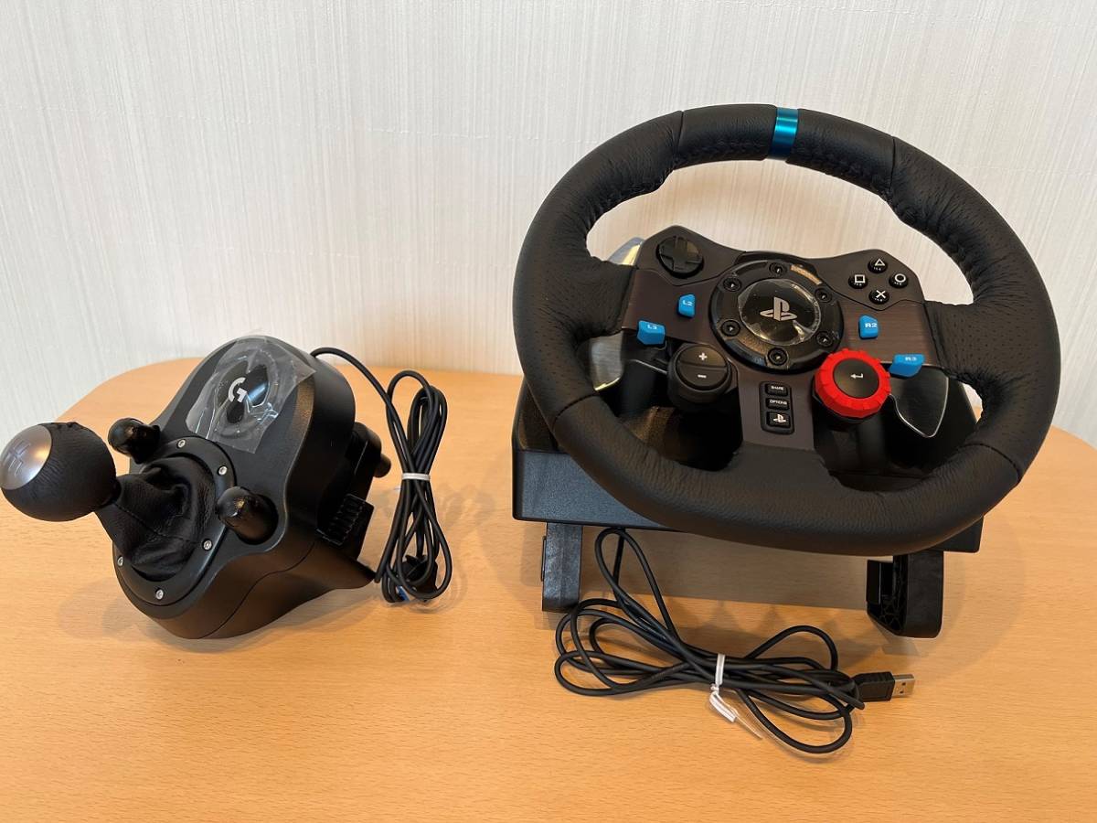 【美品】ロジクール G29 ドライビングフォース PS4/PS3用 ステアリングコントローラー＋シフター付き（完動品）_2