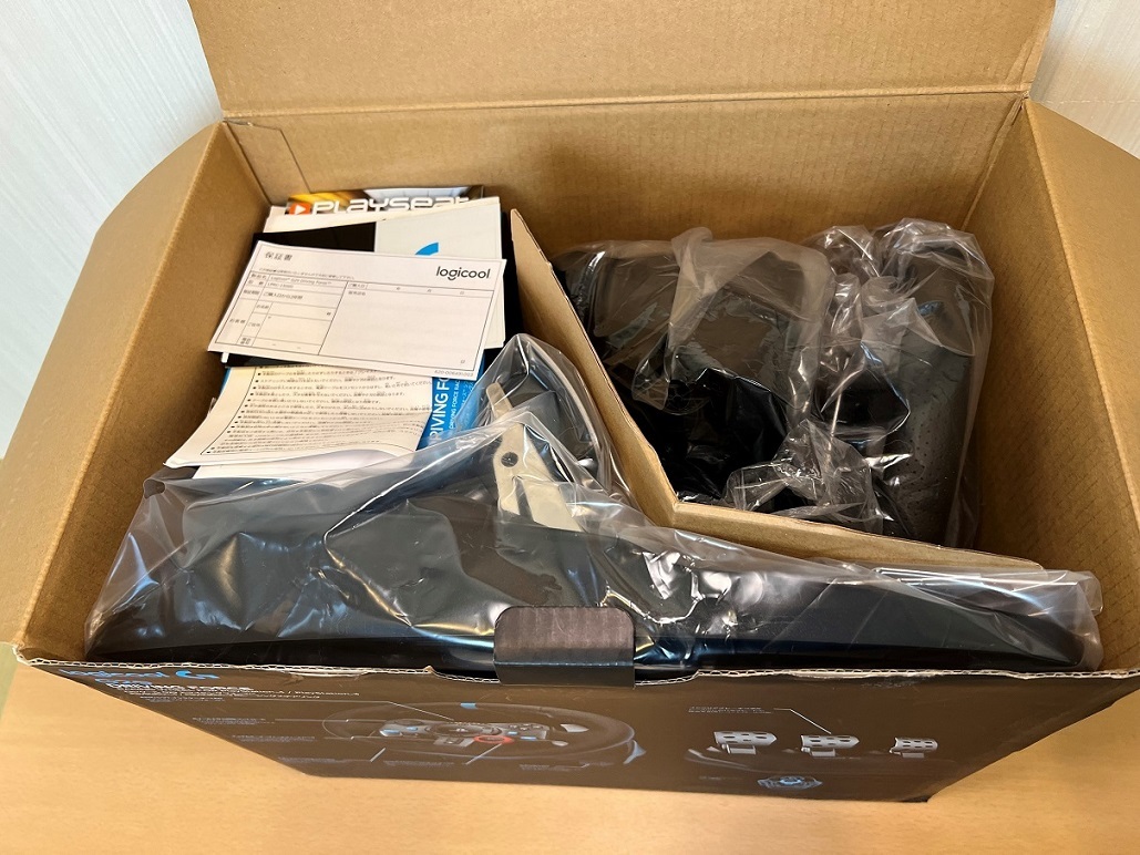 【美品】ロジクール G29 ドライビングフォース PS4/PS3用 ステアリングコントローラー＋シフター付き（完動品）_9