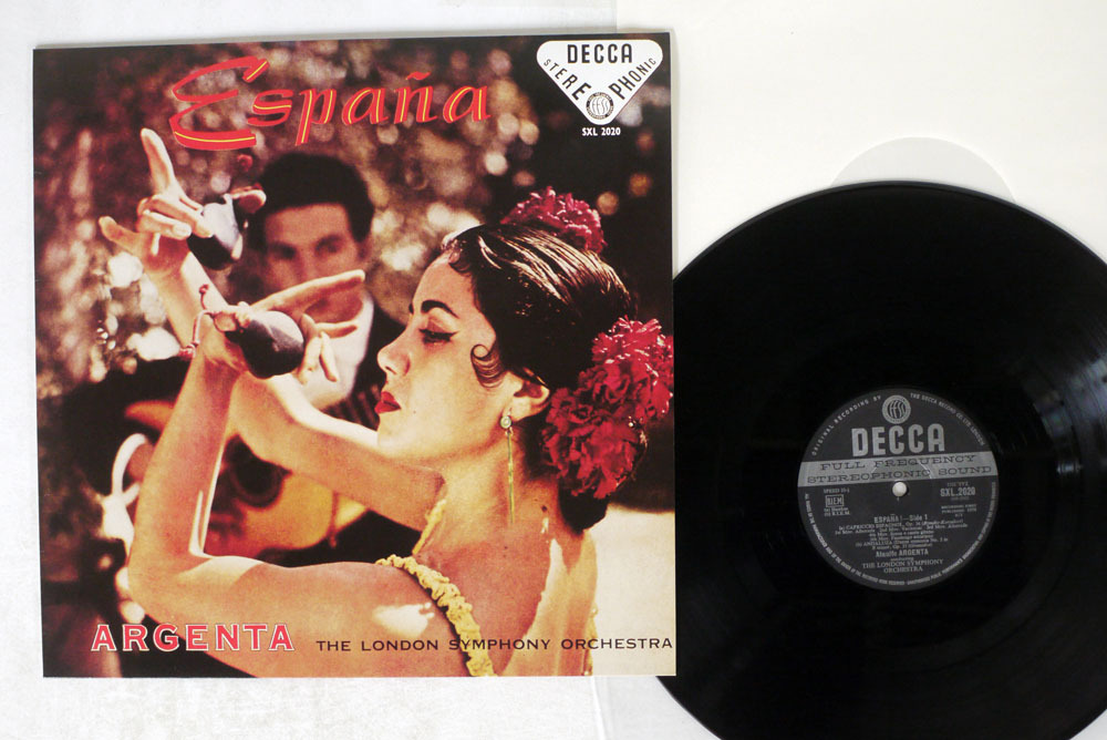 極美! 英DECCA SXL 2020 ED1 ESPANA ! アタウルフォ・アルヘンタ 英