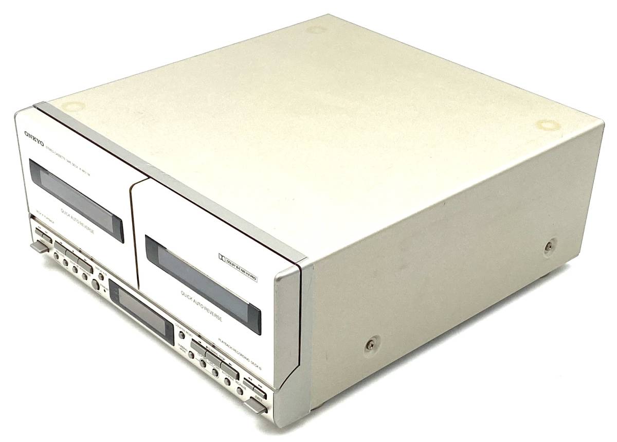 ONKYO K-W511Mダブルクイックリバースカセットデッキ単体のみ ONKYO K