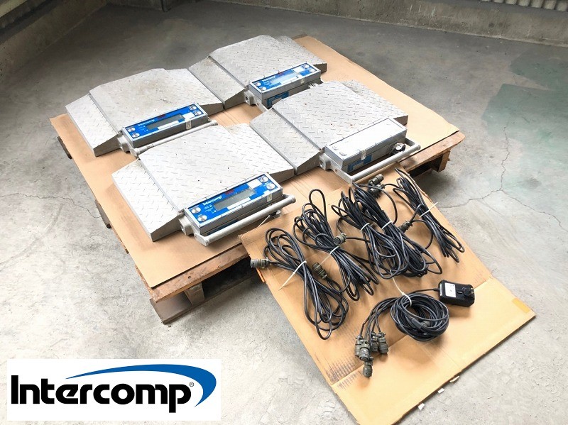 高品質，人気SALE アメリカ製 台貫はかり Intercomp ポータブル車両重量計 4台セット トラックスケール MAX36ton コンテナ積載測量 米軍放出 BG15EM-W(はかり、スケール)｜売買されたオークション情報、yahooの商品情 はかり、スケール