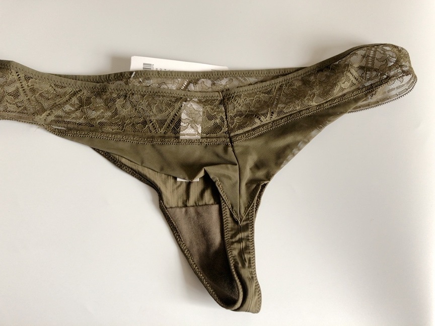 G100☆Chantelle シャンテル　フランス海外高級ランジェリー　グリーン G100☆Chantelle XL☆Chantelle シャンテル 海外高級下着 タンガ