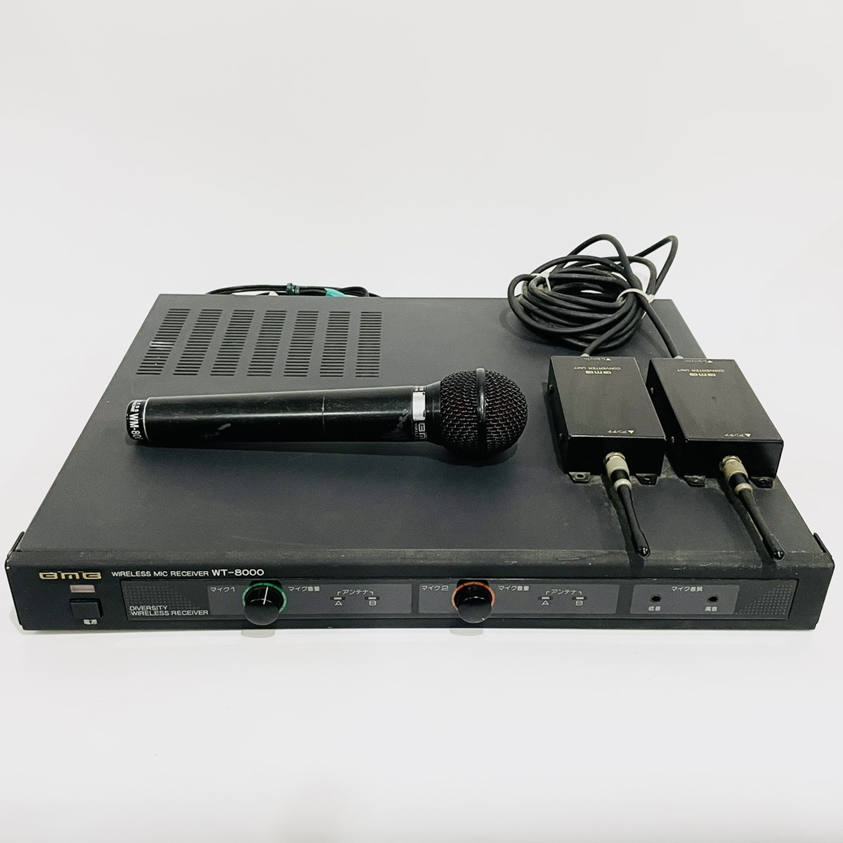 レシーバー WT8000 マイクBMBワイヤレスマイクWM-800 2本 レシーバー