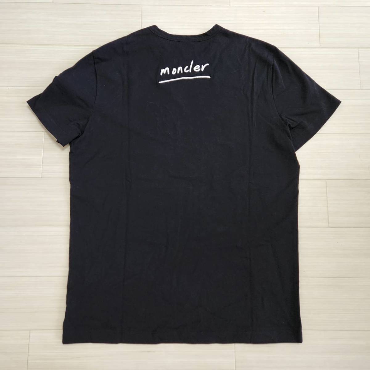☆レア☆【MONCLER モンクレール】Tシャツ Lサイズ ブラック黒 