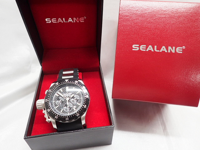 腕時計 sealane se55 SEALANE SE55クロノグラフ 腕時計 20BAR電池交換 