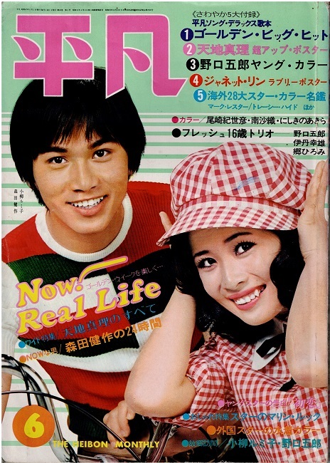 平凡 1972年6月号 天地真理 南沙織 沢田研二 野口五郎の入札履歴