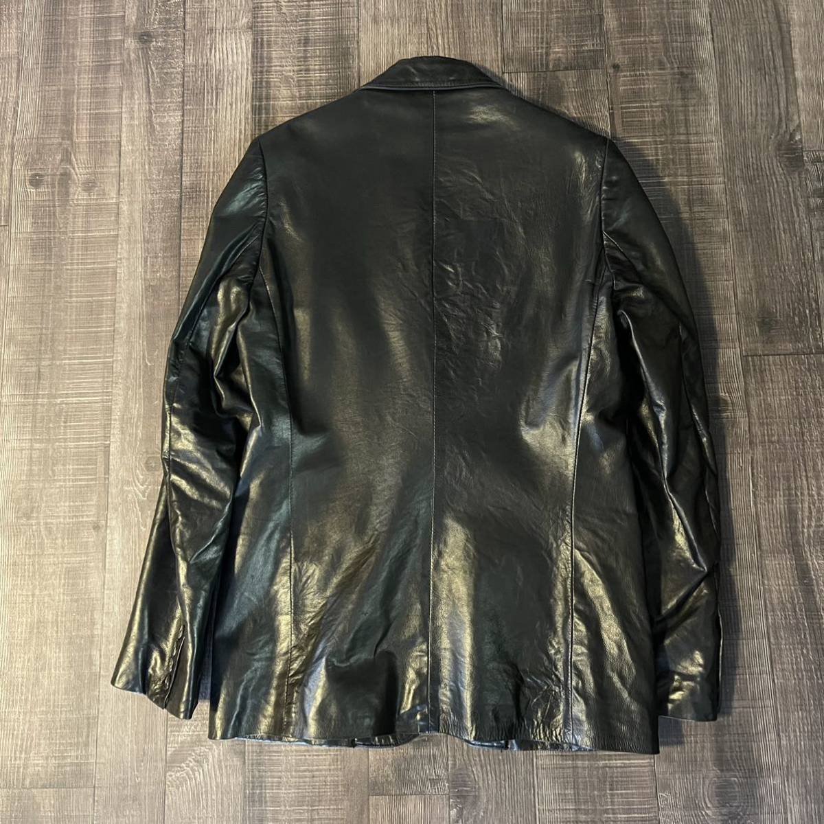 ann demeulemeester レザーテーラード ジャケット XS アン ドゥム