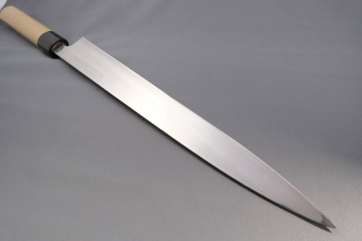 逸品】 重房 作 鍛地 柳刃 包丁 330mm（ 尺一寸 )（ 刺身 包丁 