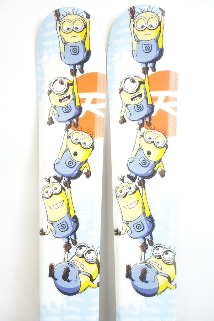 中古 子ども用 2017年頃 ROSSIGNOL DESPICABLE ME KIDS 140cm KID X ビンディング付き スキー ロシニョール デスピカブル