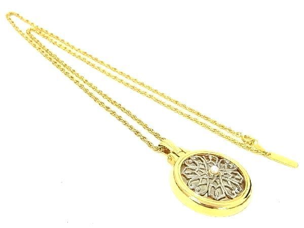 1円 □極美品□ MIKIMOTO ミキモト ルーペ フェイクパール ネックレス