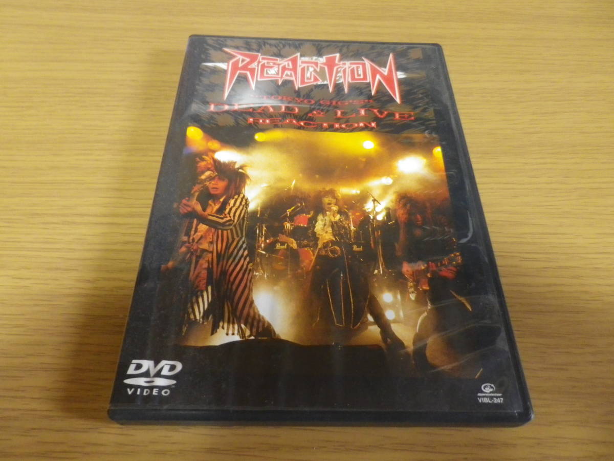 最新作，格安 REACTION DEAD&LIVE TOKYO GIG'S DVD(ジャパニーズポップス)｜売買されたオークション情報、yahooの商品情報をアーカイブ公開 - オークファン ジャパニーズポップス
