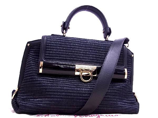 1円 □新品□未使用□ Salvatore Ferragamo ガンチーニ ソフィア 