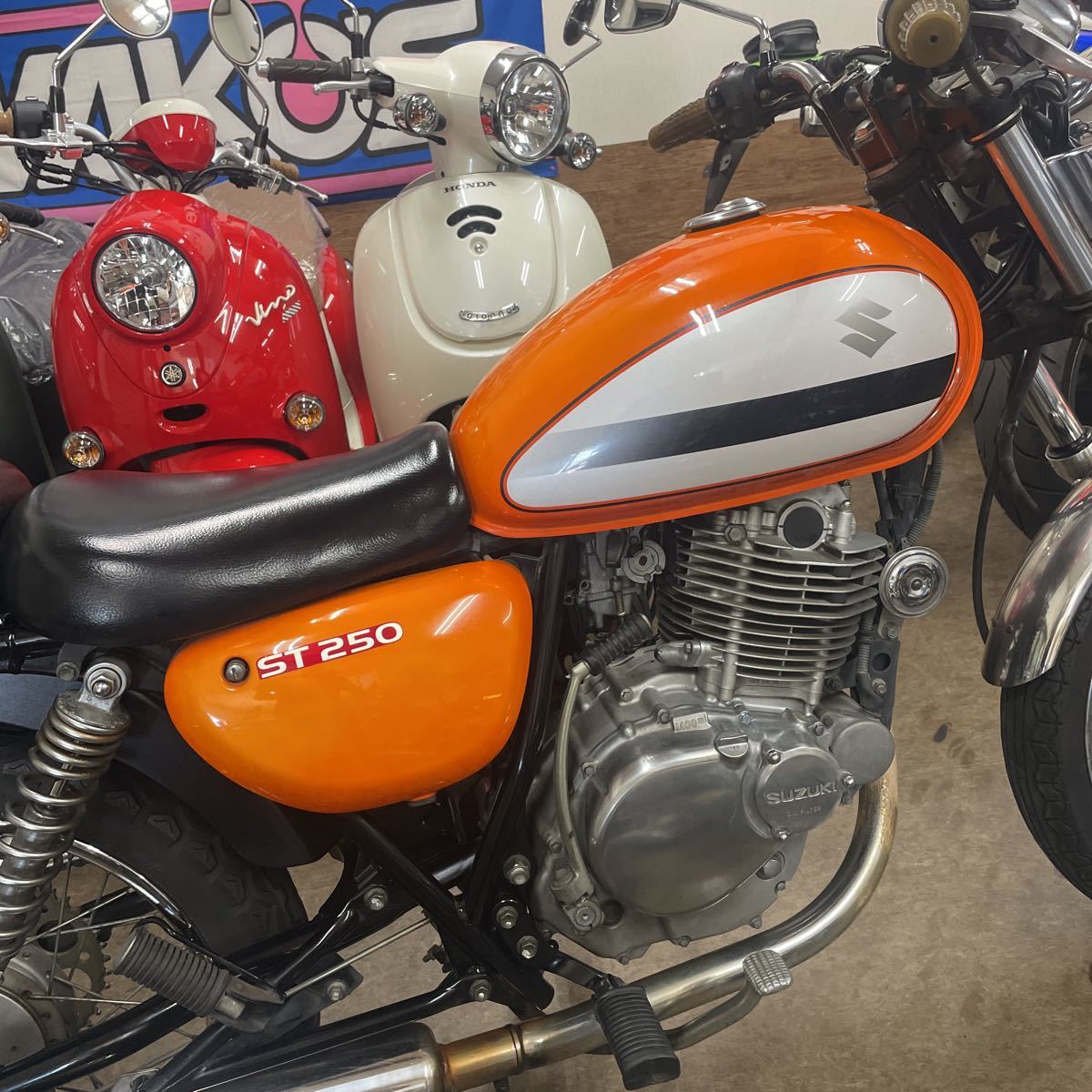 St250e スズキ ST250E オシャレなオレンジ カスタム車両 検索 NJ4AA ST ST250 ボルティ グラストラッカー(126cc-250cc ...