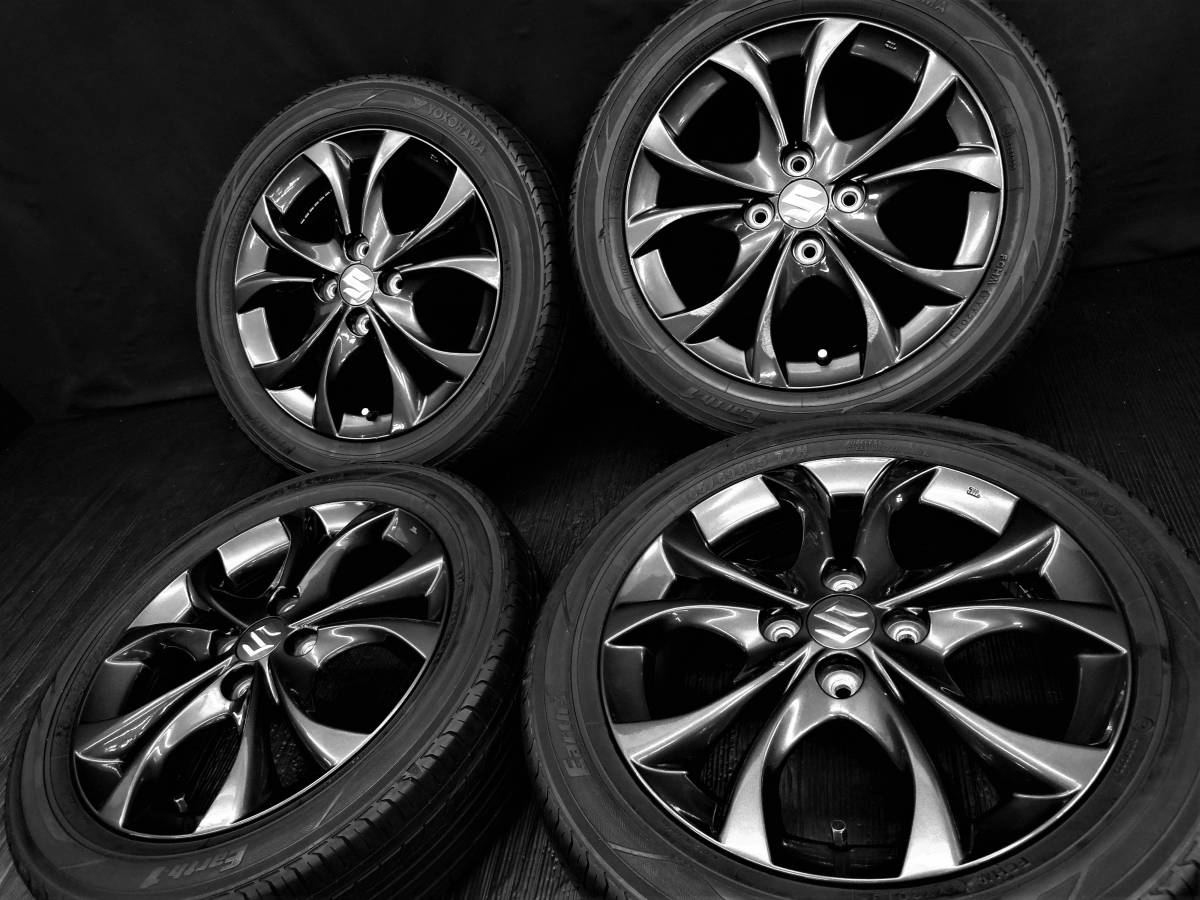 ☆極上品!! スズキ純正アルミホイール+YOKOHAMA EARTH-1 165/60R15 超 