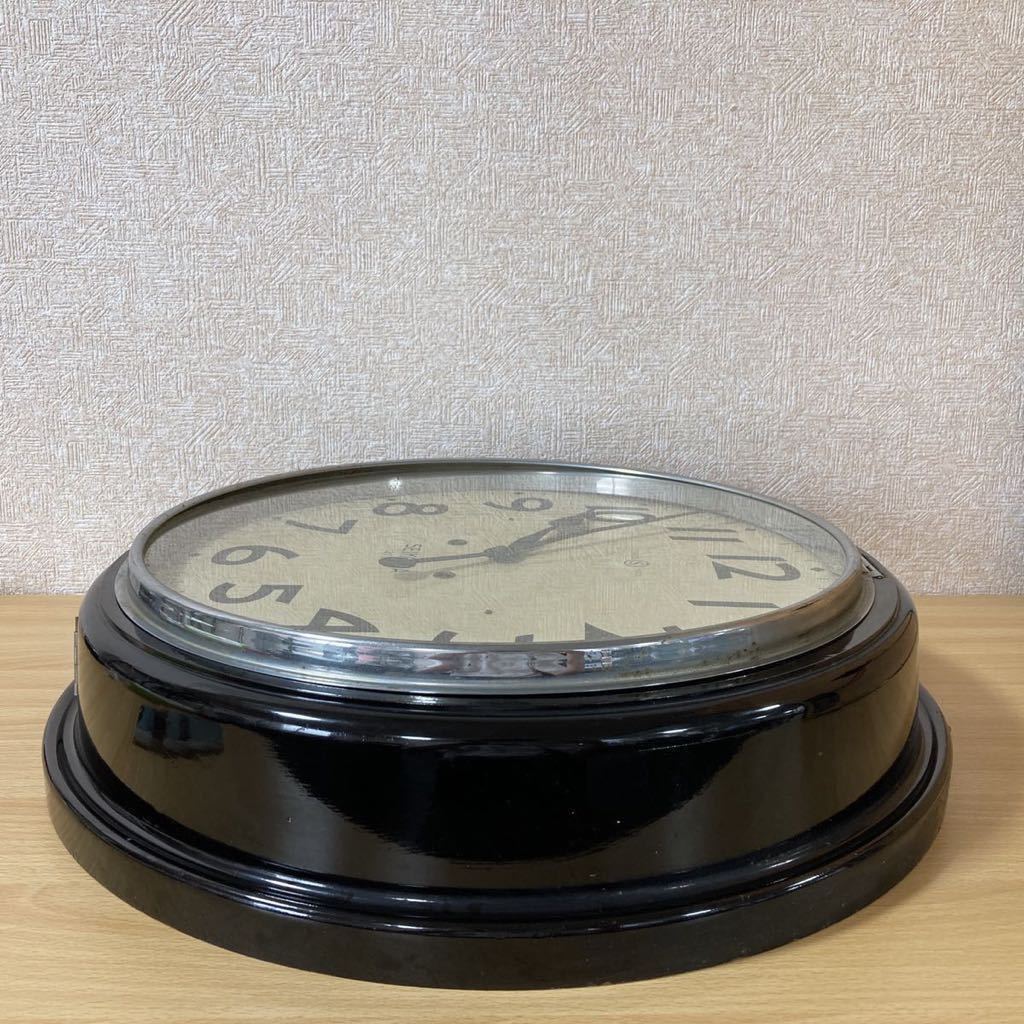 精工舎 21DAY SEIKOSHA 柱時計 丸型 TRADE MARK ゼンマイ 0 ゼンマイ式