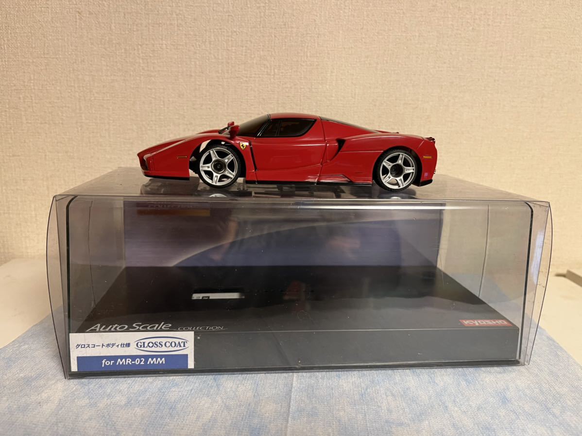 エンツォ・フェラーリ(レッド) ミニッツレーサーMR-02 シャーシ ボディ