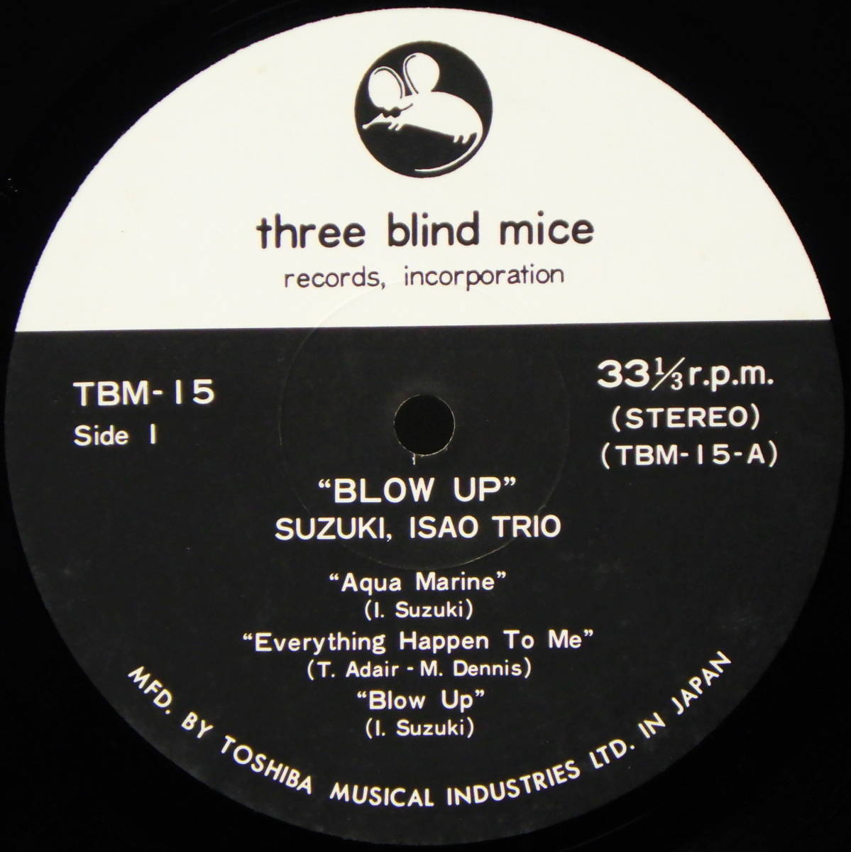 RARE ! 鈴木勲 ブローアップ ISAO SUZUKI TRIO QUARTET BLOW UP THREE BLIND MICE TBM 15 _2