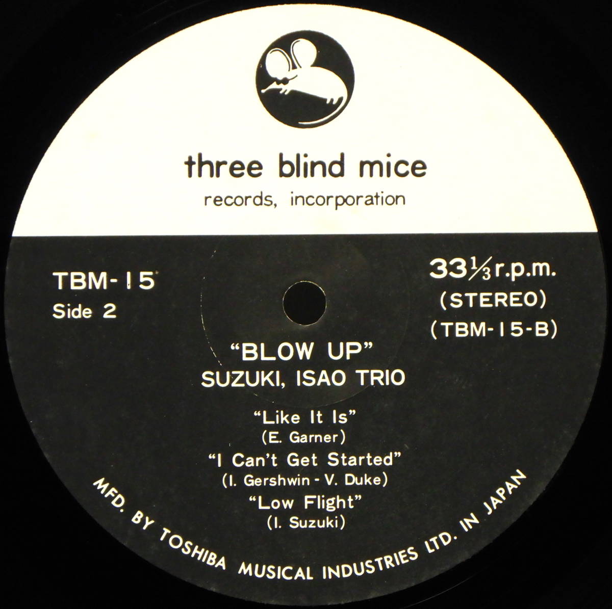 RARE ! 鈴木勲 ブローアップ ISAO SUZUKI TRIO QUARTET BLOW UP THREE BLIND MICE TBM 15 _3
