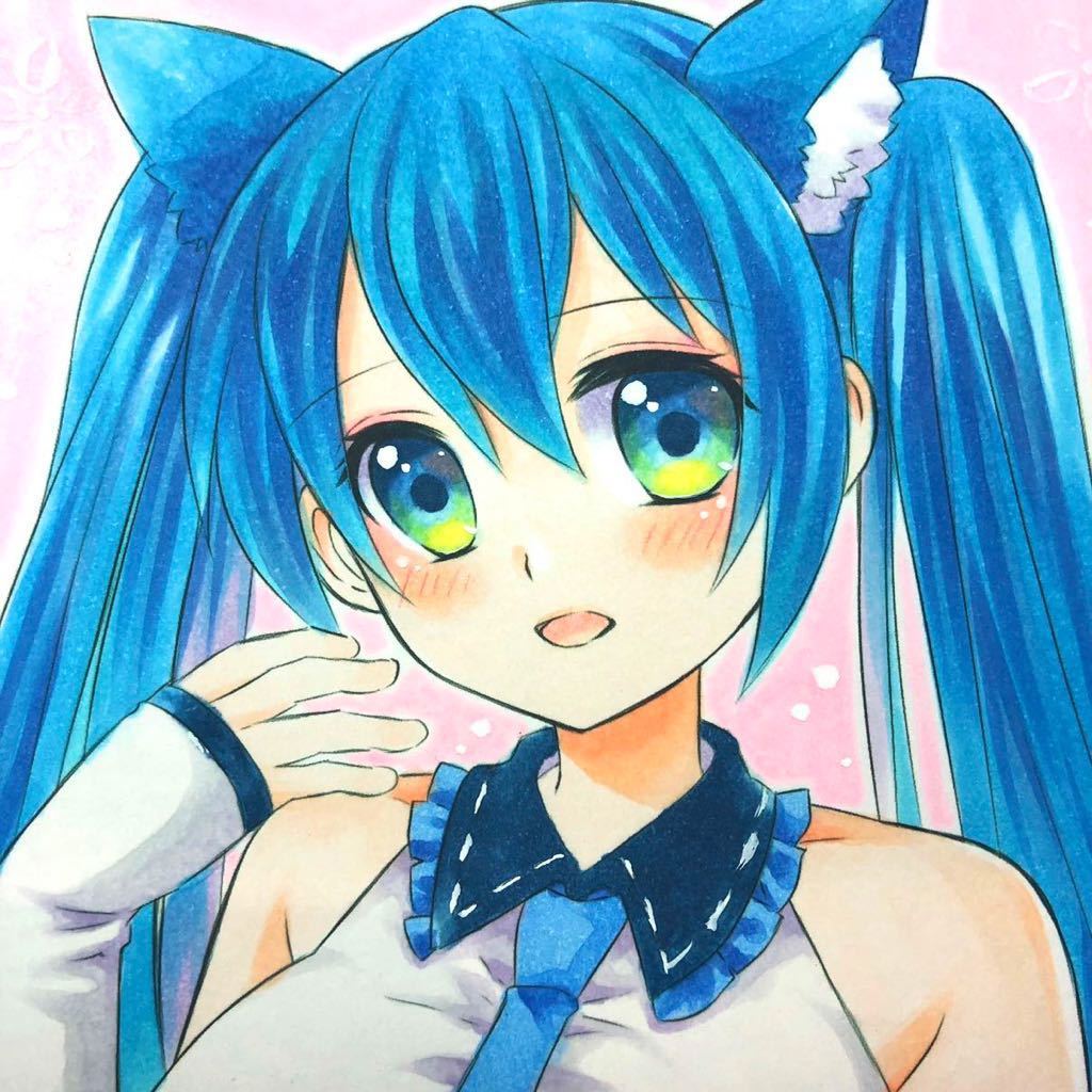 B5 手描きイラストプリント ねこ キジ猫 ネコ 可愛い 打ち出の小槌 招き猫 招福 桜 絵 縁起 金運の象徴 開運 予約販売品 絵