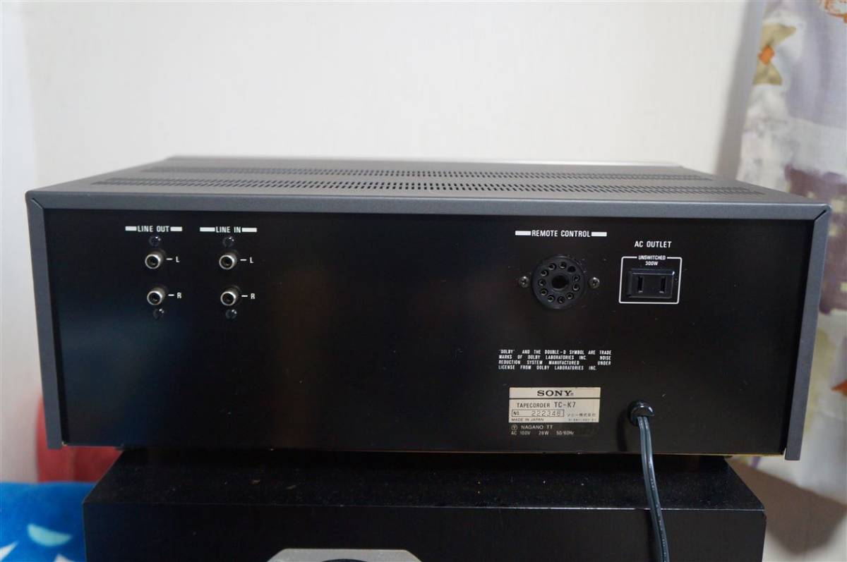 SONY ソニー カセットデッキ TC－K7 整備品 SONY ソニー カセット