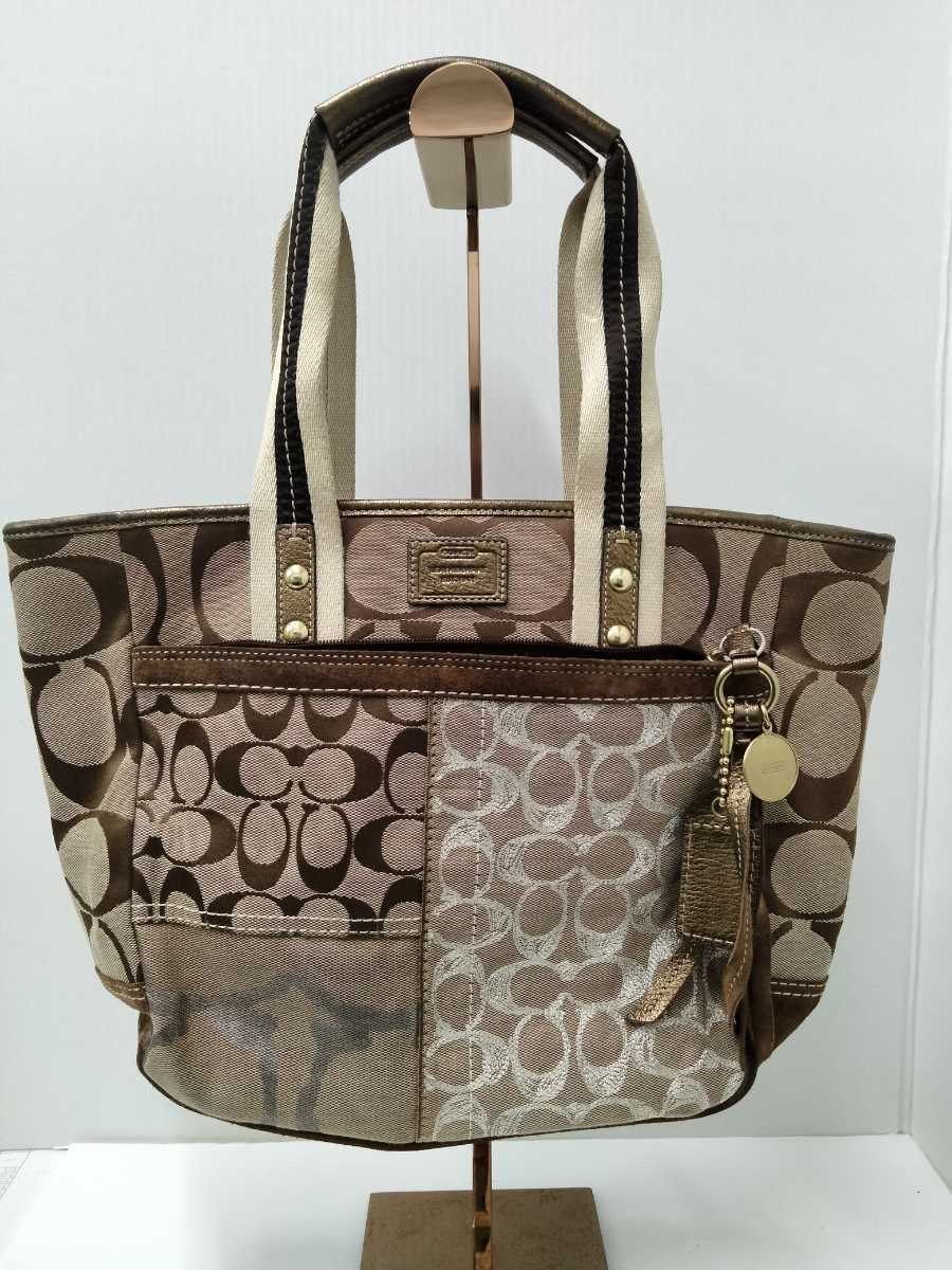 人気SALE，得価 COACHトートバッグ(トートバッグ)｜売買されたオークション情報、yahooの商品情報をアーカイブ公開 - オークファン かばん、バッグ
